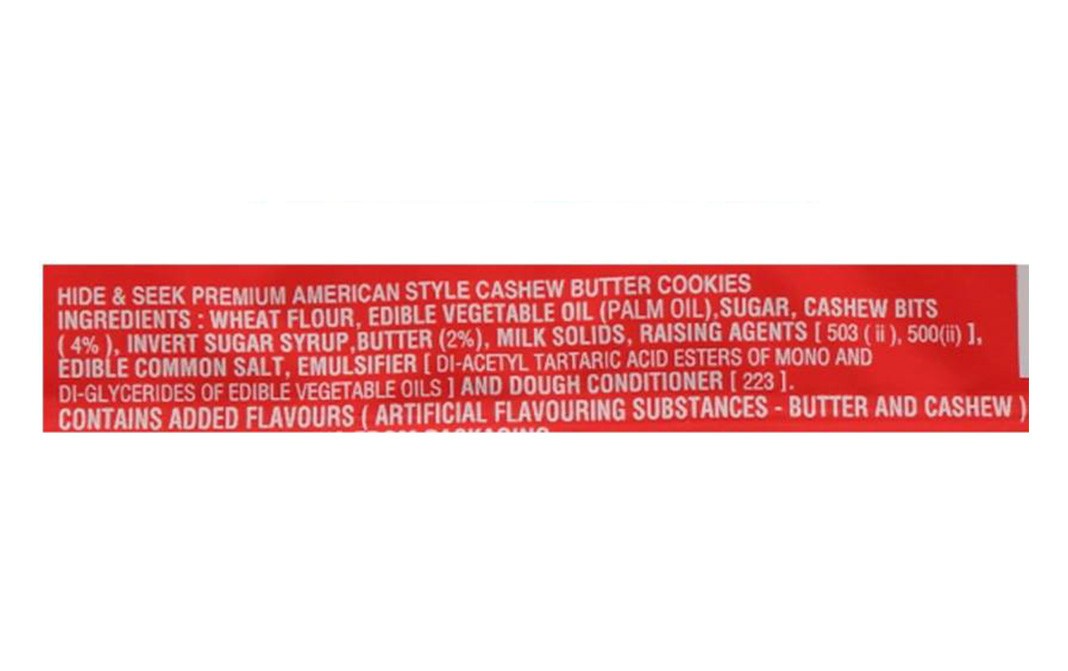 Parle Hide & Seek Premium American Style Cookies - Cashew Butter   Pack  150 grams